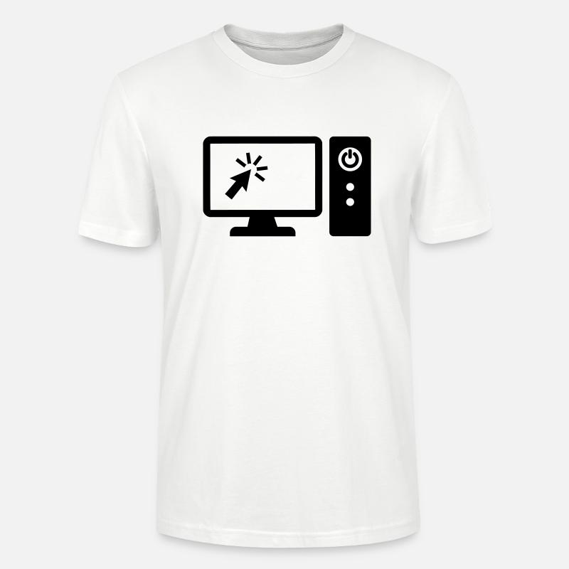 Computer - Stanley/Stella Unisex Bio-T-Shirt CRAFTER - Weiß