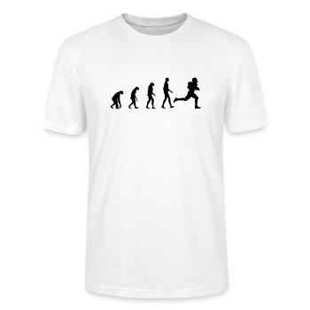 Foot US - T-shirt bio CRAFTER Stanley Stella Unisexe - blanc - Devant - Alina (178cm) & Michal (187cm)