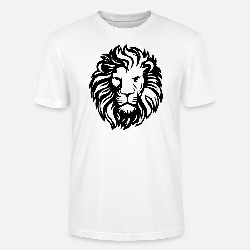 löwe - Stanley/Stella Unisex Bio-T-Shirt CRAFTER - Weiß