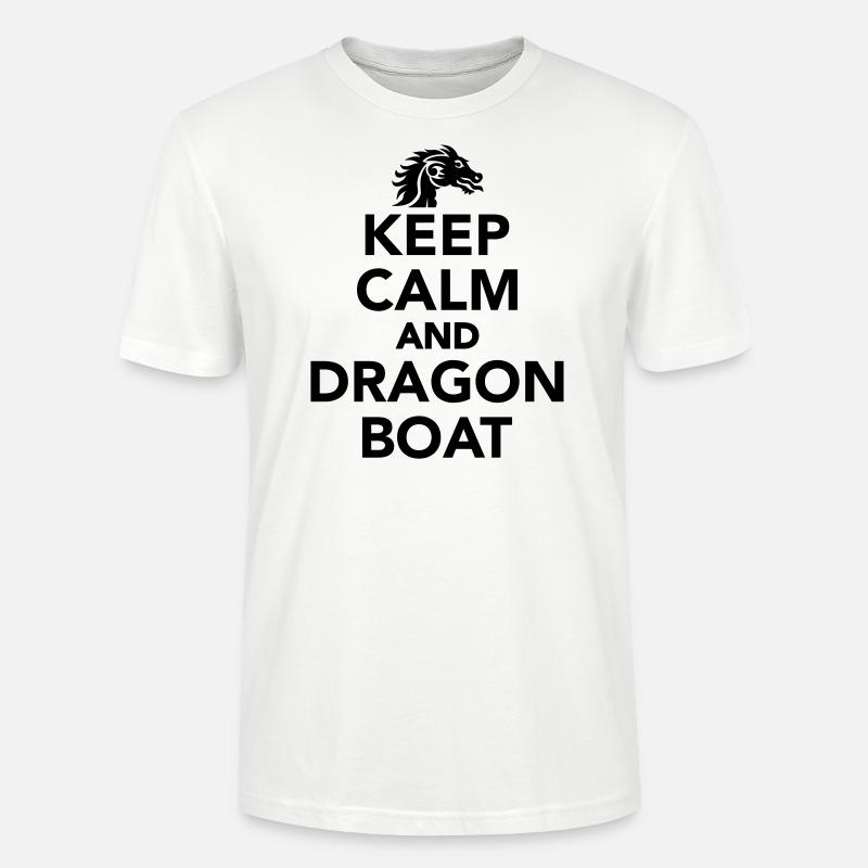 Drachenboot - Stanley/Stella Unisex Bio-T-Shirt CRAFTER - Weiß