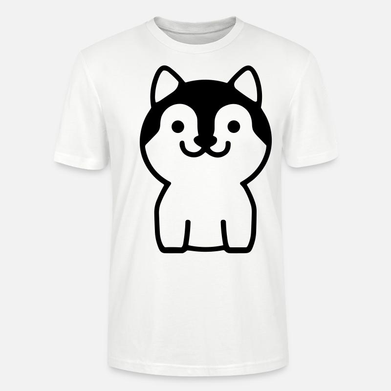 Hund - Stanley/Stella Unisex Bio-T-Shirt CRAFTER - Weiß