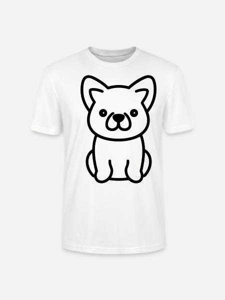 Dog - Stanley/Stella CRAFTER Unisex Organic T-Shirt - white