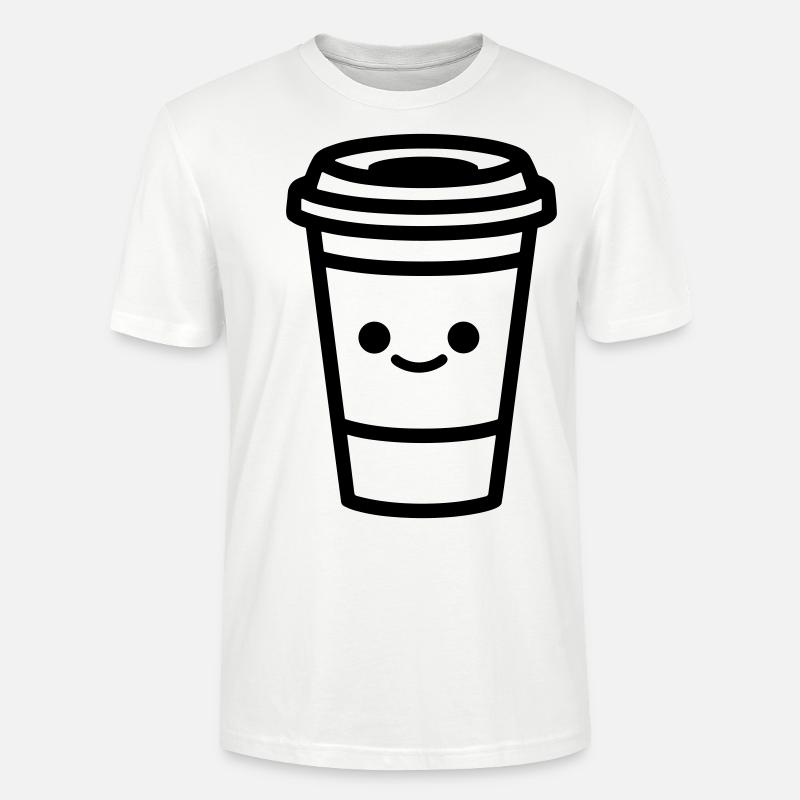 Kaffeebecher - Stanley/Stella Unisex Bio-T-Shirt CRAFTER - Weiß