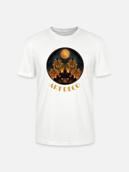 Art Deco - Stanley/Stella Unisex Bio-T-Shirt CRAFTER - Weiß