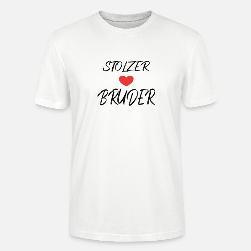 Stolzer Bruder - Stanley/Stella Unisex Bio-T-Shirt CRAFTER - Weiß