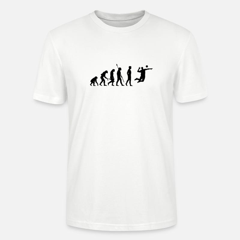Evolution Volleyball - Stanley/Stella Unisex Bio-T-Shirt CRAFTER - Weiß