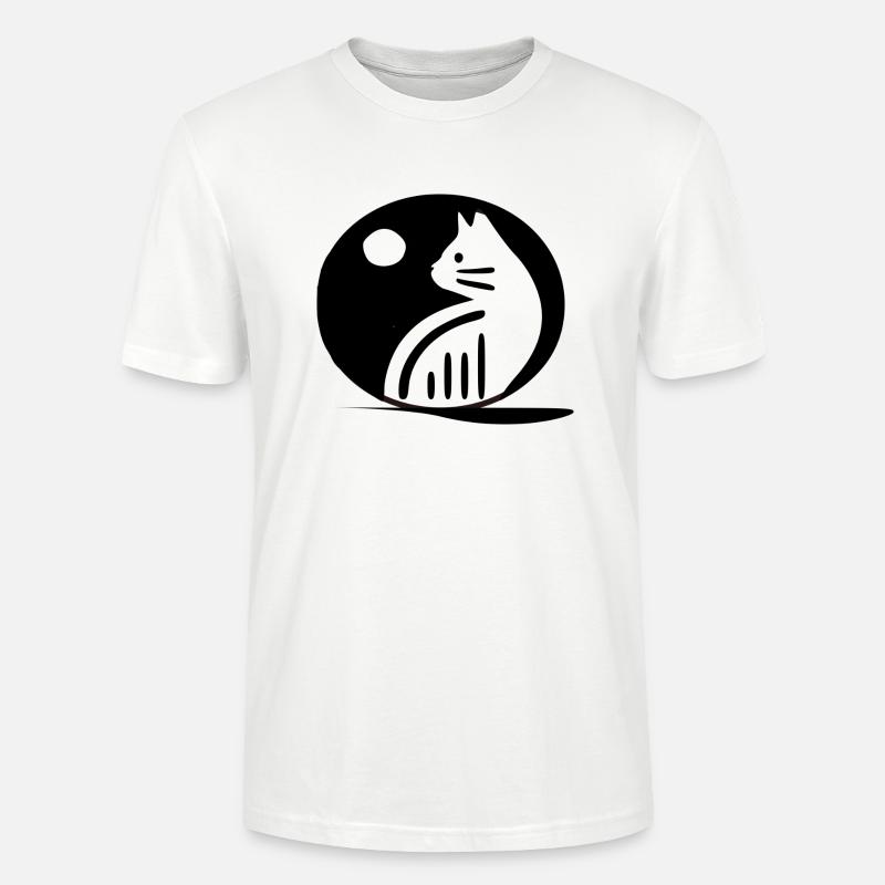 Chat - T-shirt bio CRAFTER Stanley Stella Unisexe - blanc