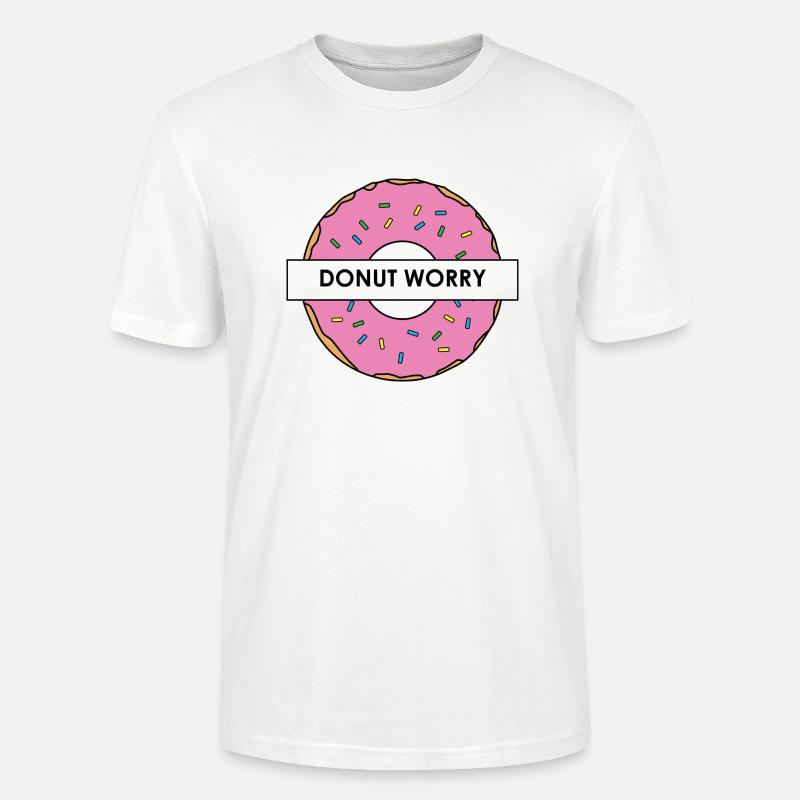 Donut Worry - Stanley/Stella Unisex Bio-T-Shirt CRAFTER - Weiß