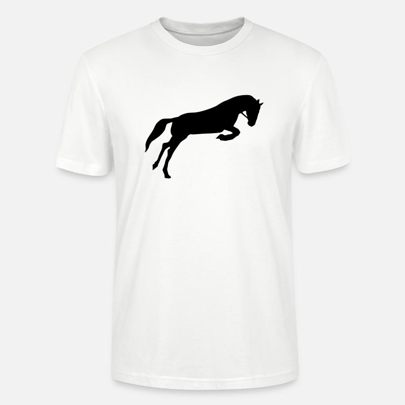 Pferd - Stanley/Stella Unisex Bio-T-Shirt CRAFTER - Weiß