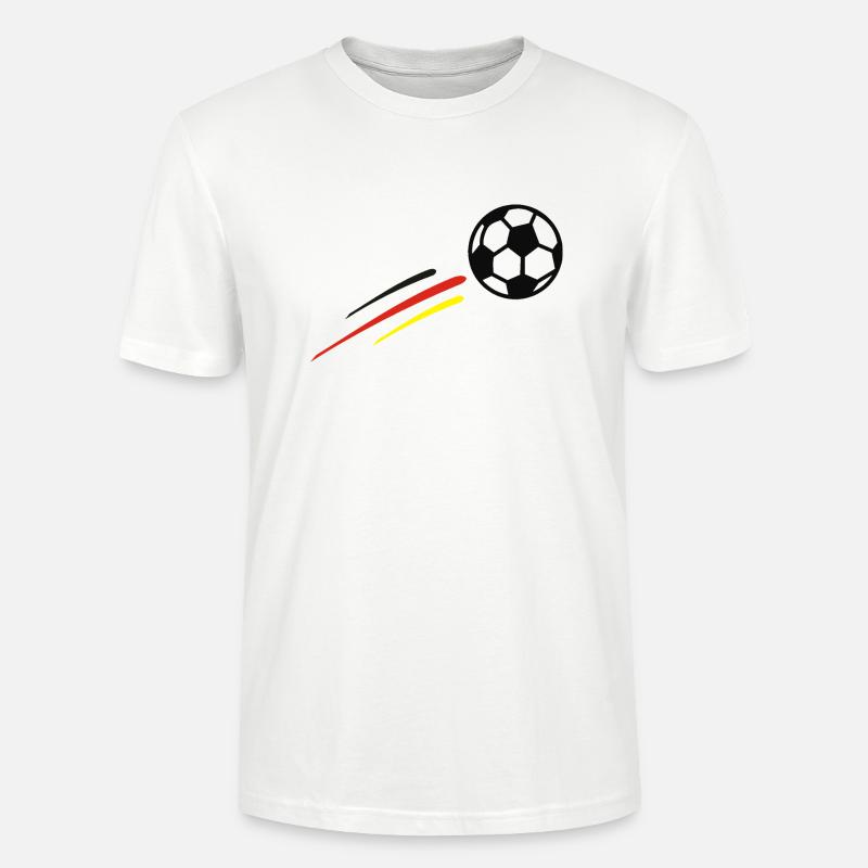 ball_deutsch_4farb - T-shirt bio CRAFTER Stanley Stella Unisexe - blanc