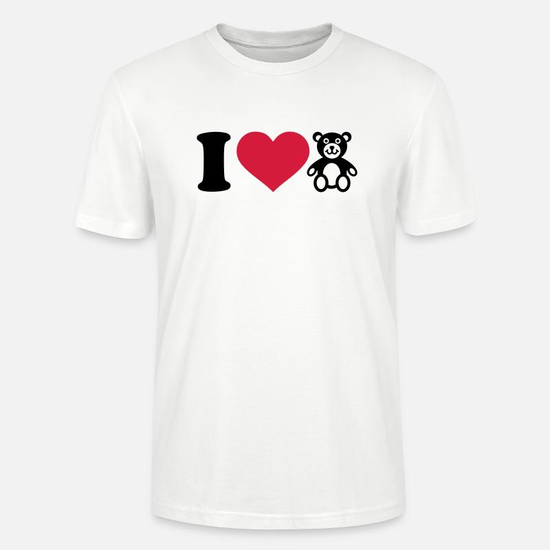 Teddy - Stanley/Stella Unisex Bio-T-Shirt CRAFTER - Weiß