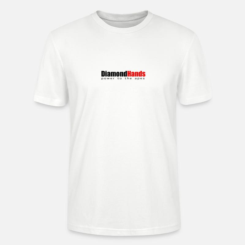 Diamond Hands - Stanley/Stella Unisex Bio-T-Shirt CRAFTER - Weiß