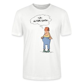 Alter Sack - Stanley/Stella Unisex Bio-T-Shirt CRAFTER - Weiß - Vorne - Alina (178cm) & Michal (187cm)