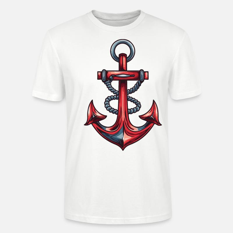 Port d’ancrage - T-shirt bio CRAFTER Stanley Stella Unisexe - blanc