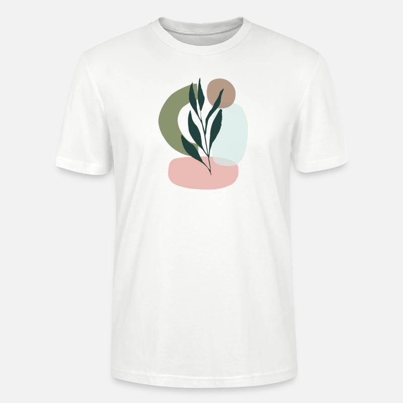 Minimalistic Boho Style - Stanley/Stella Unisex Bio-T-Shirt CRAFTER - Weiß