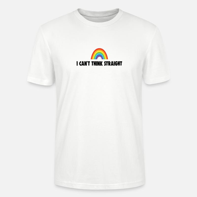 I CAN'T THINK STRAIGHT - Stanley/Stella Unisex Bio-T-Shirt CRAFTER - Weiß