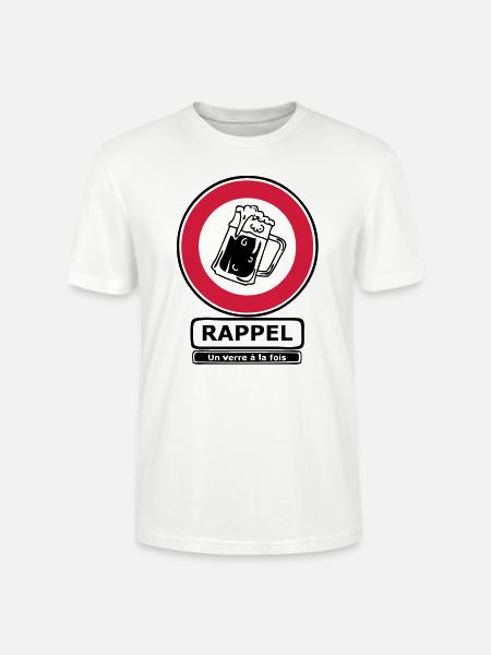 a glass panel time.3 ban - Stanley/Stella CRAFTER Unisex Organic T-Shirt - white