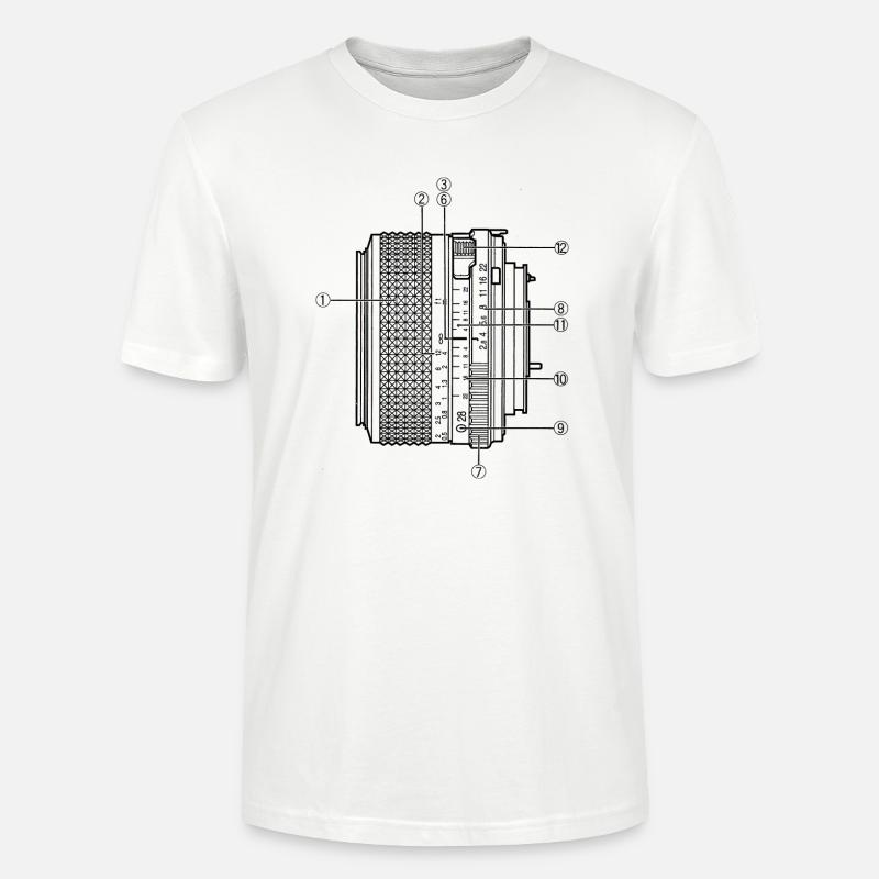 objektiivisesti - Stanley/Stella CRAFTER unisex luomu-t-paita - valkoinen