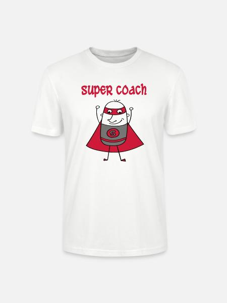 Super coach - Stanley/Stella Unisex Bio-T-Shirt CRAFTER - Weiß