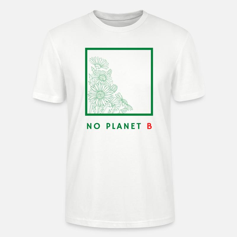 No Planet B - Umweltschutz - Stanley/Stella Unisex Bio-T-Shirt CRAFTER - Weiß