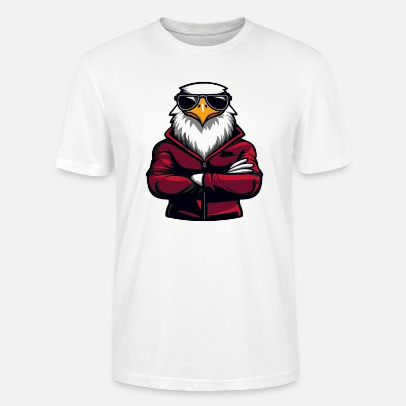 Eagle Comic - Stanley/Stella CRAFTER Unisex Organic T-Shirt - white