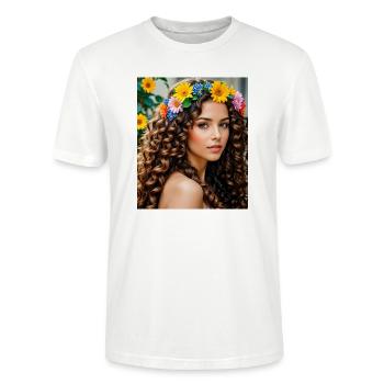 Beautiful - Stanley/Stella CRAFTER Unisex Organic T-Shirt - white - Front - Alina (178cm) & Michal (187cm)