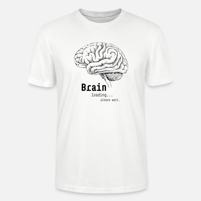 brain loading - Stanley/Stella Unisex Bio-T-Shirt CRAFTER - Weiß