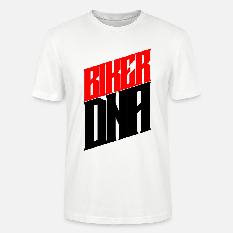 BIKER DNA - Stanley/Stella Unisex Bio-T-Shirt CRAFTER - Weiß