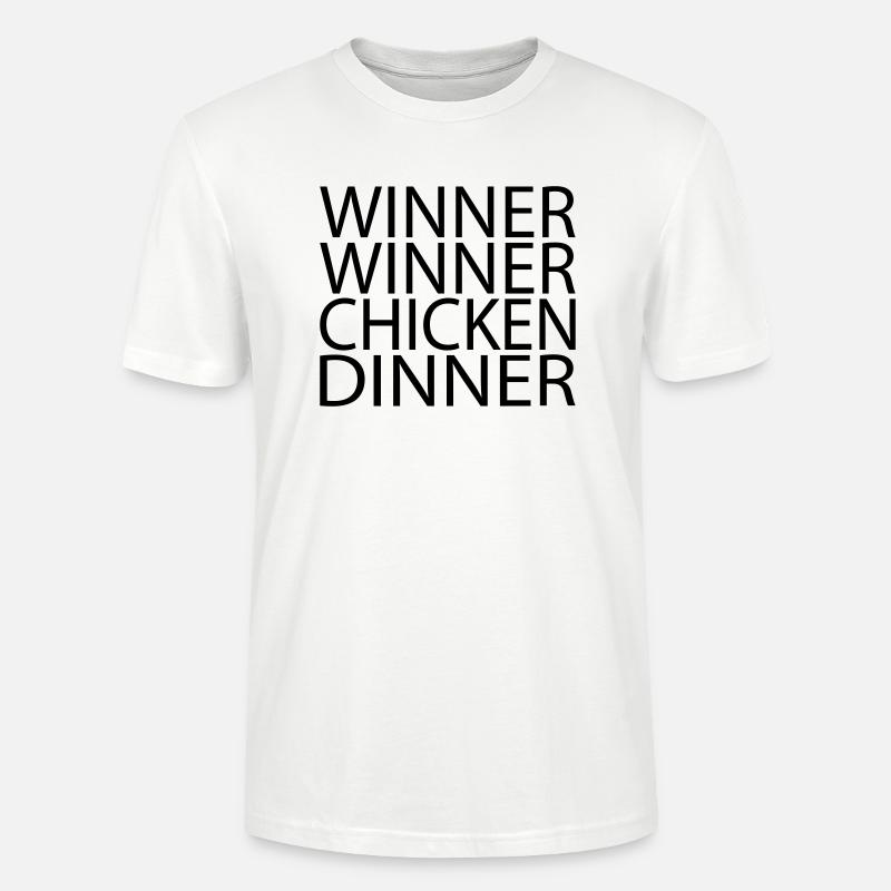Winner Winner Chicken Dinner - Stanley/Stella Unisex Bio-T-Shirt CRAFTER - Weiß