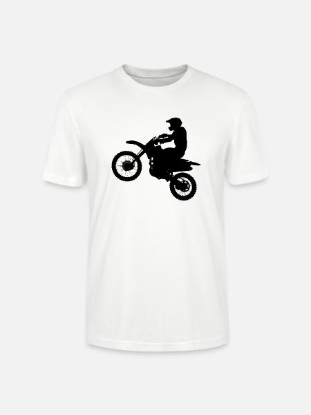 Motorcross - Stanley/Stella CRAFTER Unisex Organic T-Shirt - white