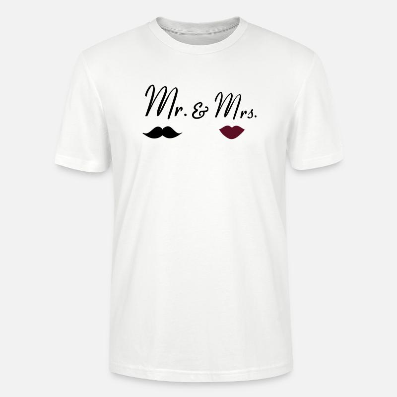 mr_mrs_2 - Stanley/Stella Unisex Bio-T-Shirt CRAFTER - Weiß