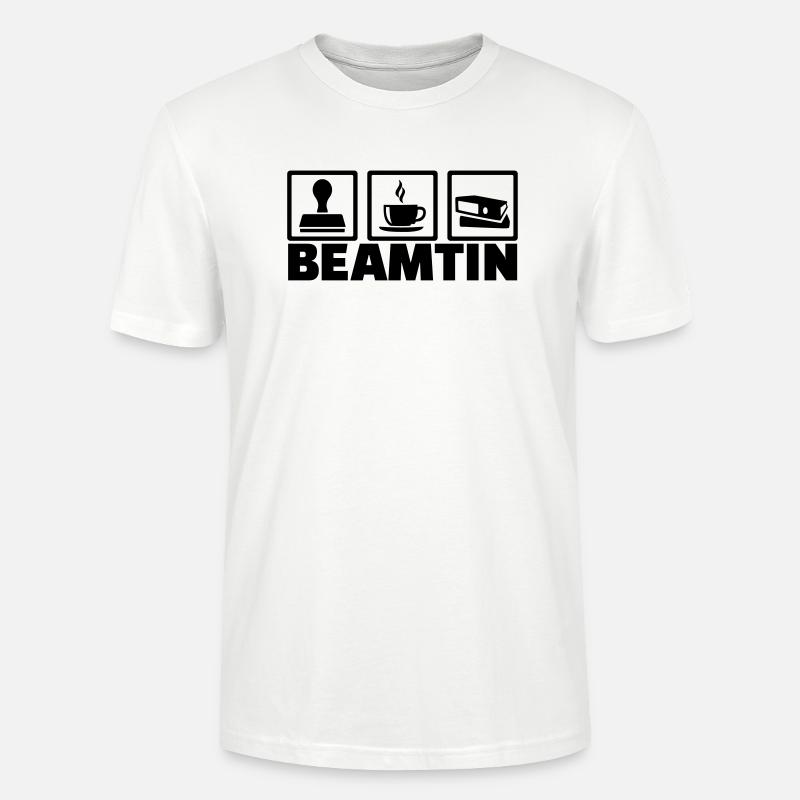 Beamtin - Stanley/Stella Unisex Bio-T-Shirt CRAFTER - Weiß