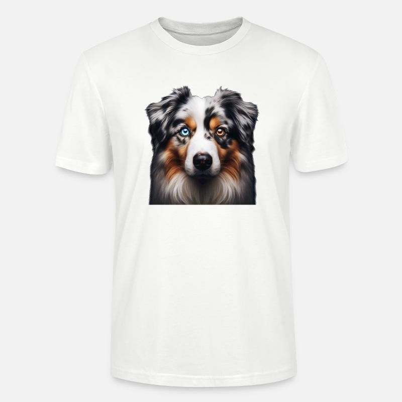 Australian Shepherd - Stanley/Stella Unisex Bio-T-Shirt CRAFTER - Weiß