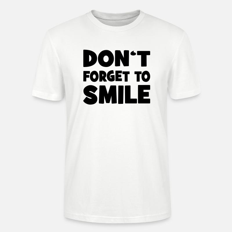 Lächeln - Stanley/Stella Unisex Bio-T-Shirt CRAFTER - Weiß