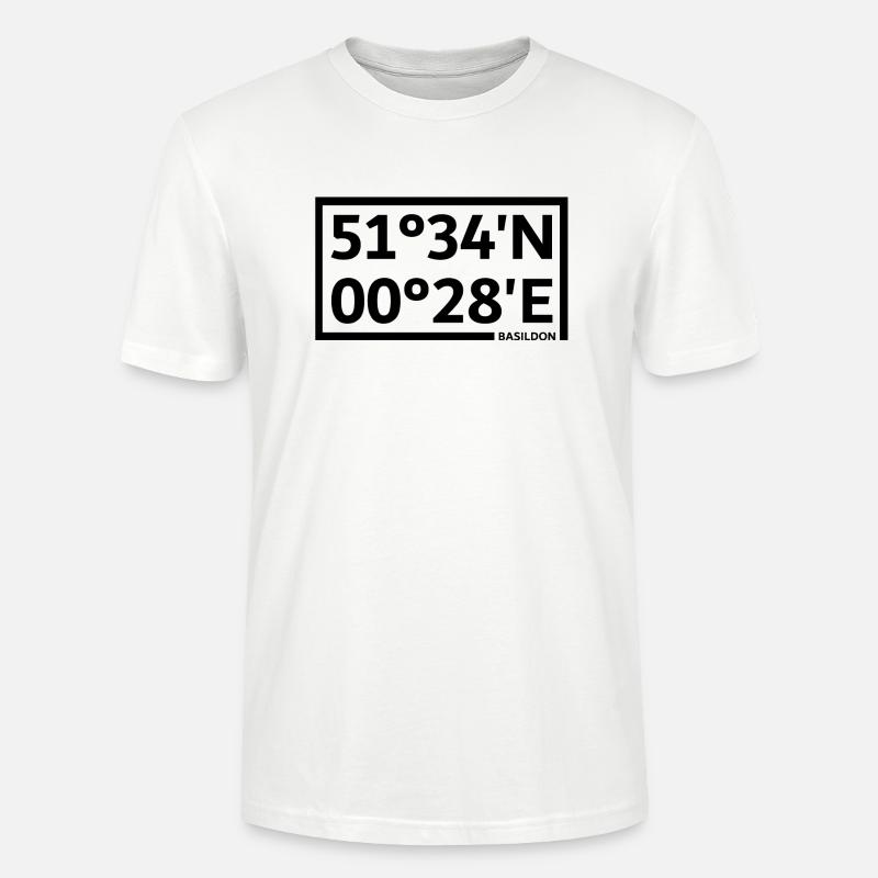 Coordonnées Basildon - T-shirt bio CRAFTER Stanley Stella Unisexe - blanc