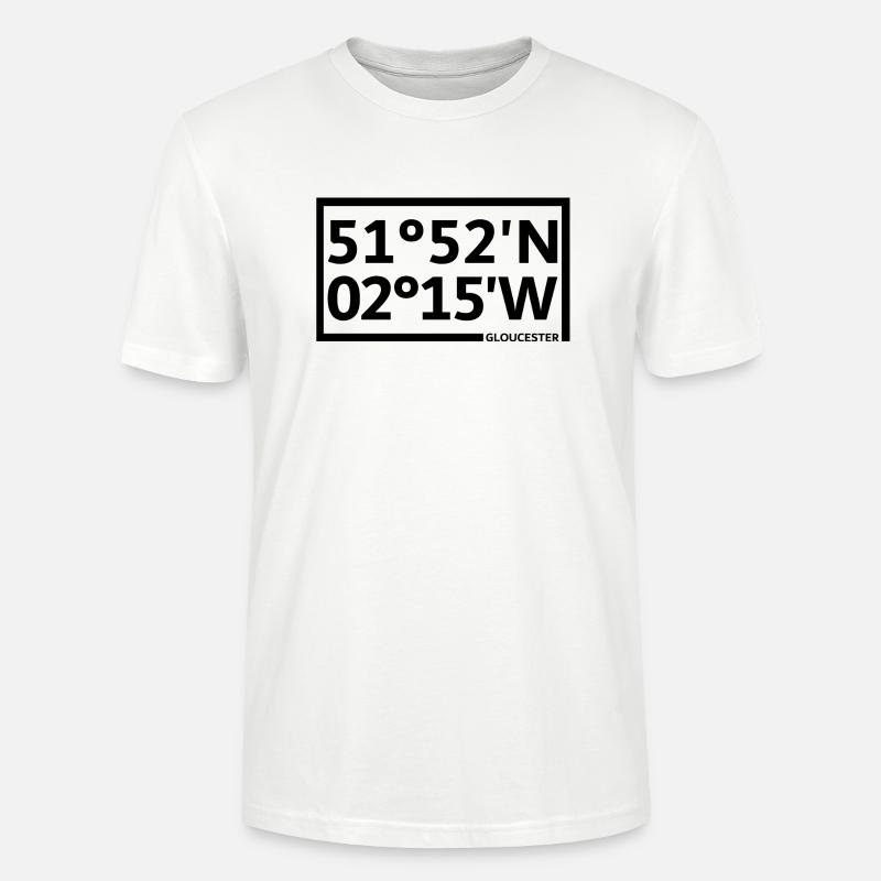 Coordonnées de Gloucester - T-shirt bio CRAFTER Stanley Stella Unisexe - blanc