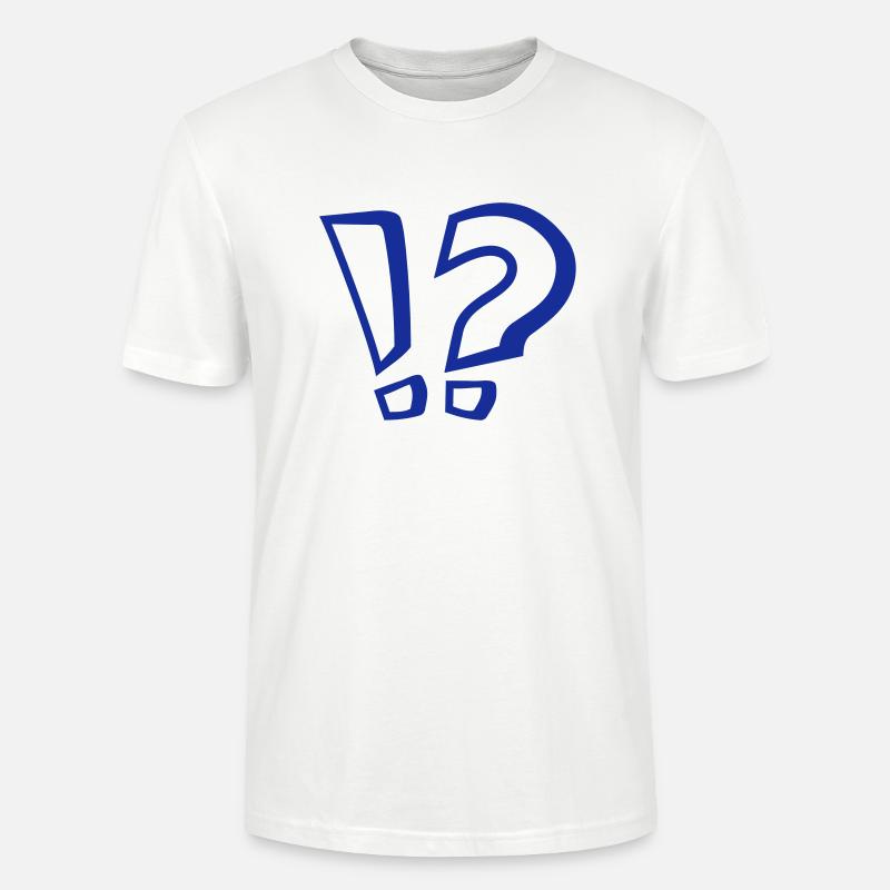 Fragezeichen - Stanley/Stella Unisex Bio-T-Shirt CRAFTER - Weiß