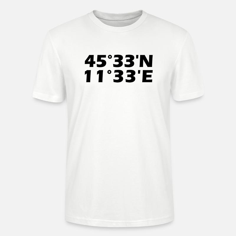 Vicenza Coordinates - Stanley/Stella CRAFTER Unisex Organic T-Shirt - white