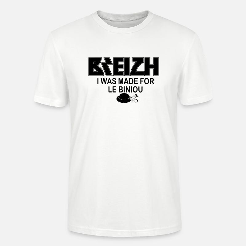 breizh - Stanley/Stella Unisex Bio-T-Shirt CRAFTER - Weiß