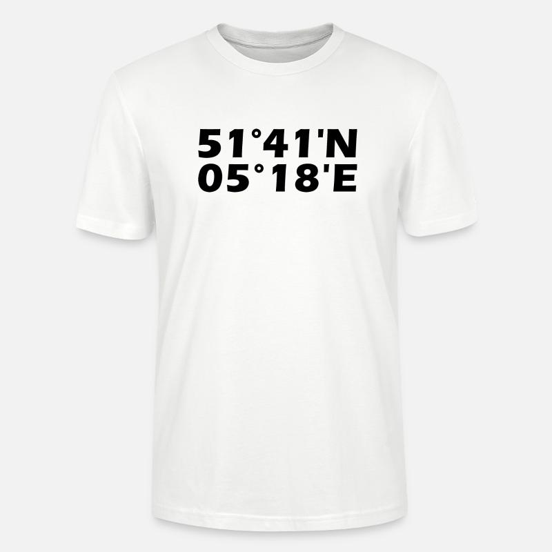 's-Hertogenbosch coordinates - Stanley/Stella CRAFTER Unisex Organic T-Shirt - white