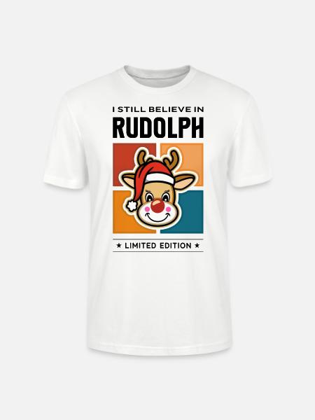 Rudolph - Stanley/Stella CRAFTER Unisex Organic T-Shirt - white