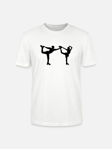 Eiskunstlauf - Stanley/Stella Unisex Bio-T-Shirt CRAFTER - Weiß