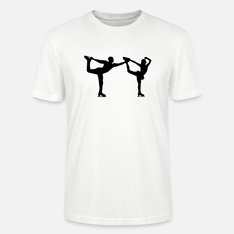Eiskunstlauf - Stanley/Stella Unisex Bio-T-Shirt CRAFTER - Weiß