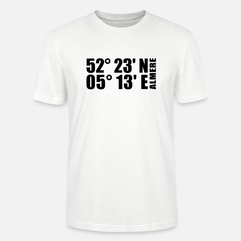 Almere coordinates - Stanley/Stella CRAFTER Unisex Organic T-Shirt - white