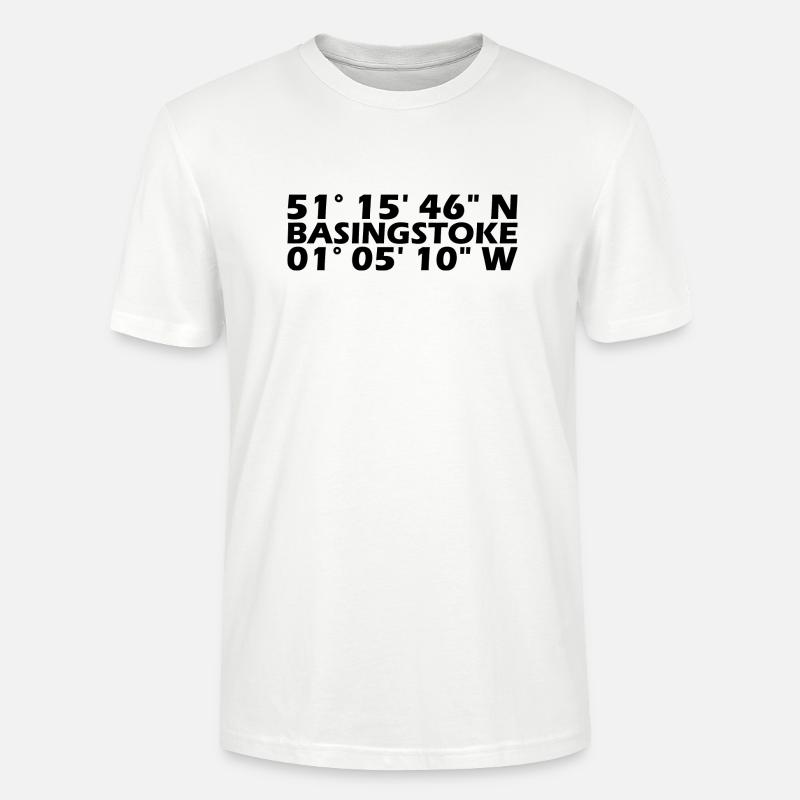 Coordonnées de Basingstoke - T-shirt bio CRAFTER Stanley Stella Unisexe - blanc