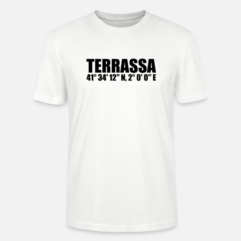 Terrassa Coordinates - Stanley/Stella CRAFTER Unisex Organic T-Shirt - white