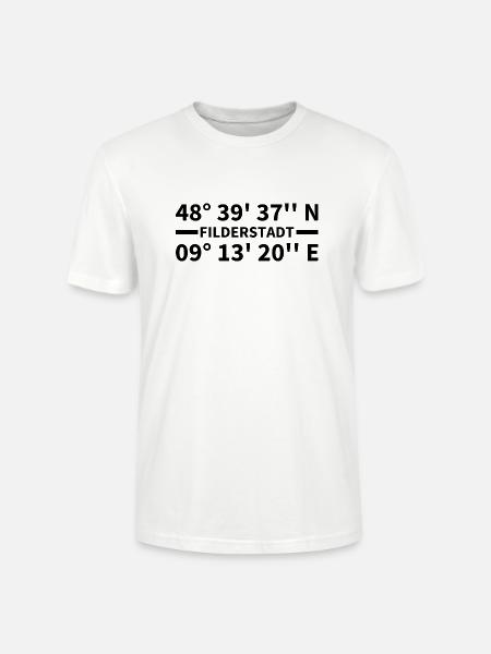 Filderstadt coordinates - Stanley/Stella CRAFTER Unisex Organic T-Shirt - white
