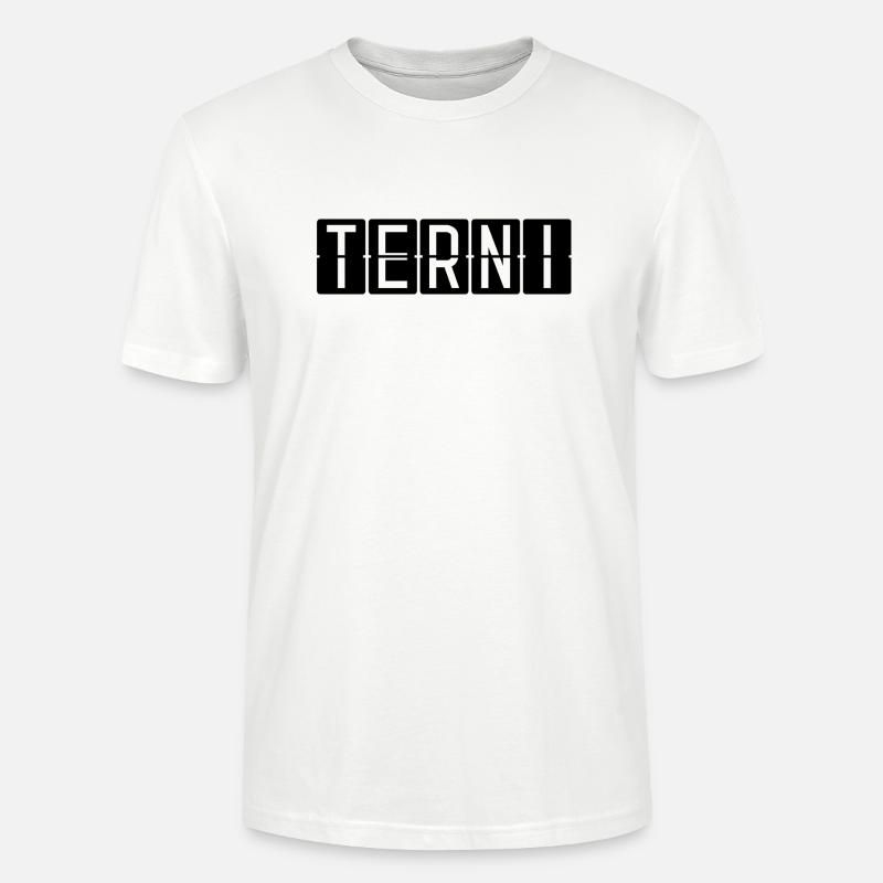 Terni Flughafentafel - Stanley/Stella Unisex Bio-T-Shirt CRAFTER - Weiß