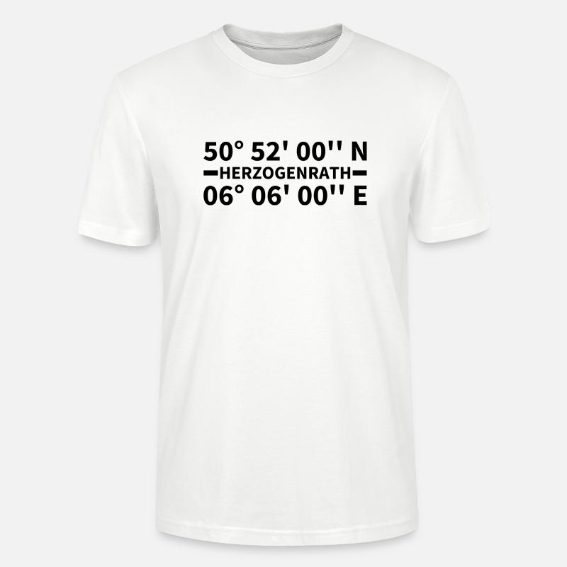 Coordonnées Herzogenrath - T-shirt bio CRAFTER Stanley Stella Unisexe - blanc