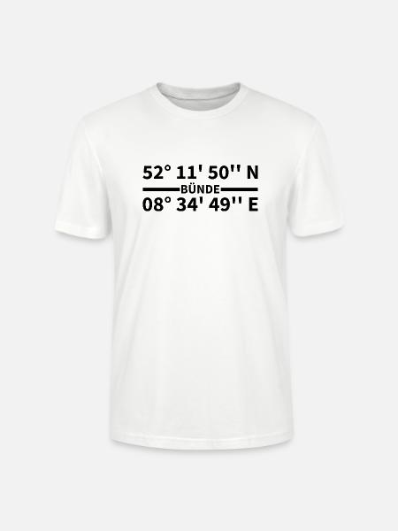 Coordonnées de frette - T-shirt bio CRAFTER Stanley Stella Unisexe - blanc